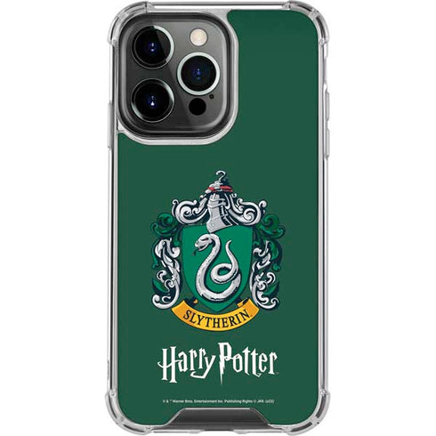 Wizarding World Harry Potter Slytherin House Crest iPhone 16 Pro Max Clear Case